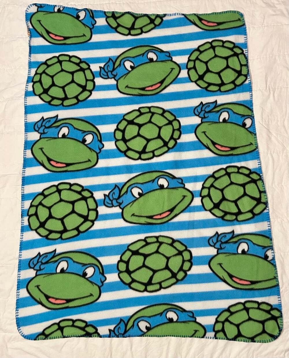 Teenage Mutant Ninja Turtles Throw baby fleece blanket TMNT Nickelodeon 4x3.5 ft